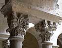 Pareja de capiteles 2 de la galera norte del claustro de Sant Pere de Galligats de Girona