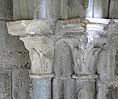 Grupo de capiteles 1 de la sala capitular del claustro de la catedral de Saint-Bertrand-de-Comminges