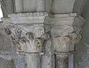 Grupo de capiteles 2 de la sala capitular del claustro de la catedral de Saint-Bertrand-de-Comminges